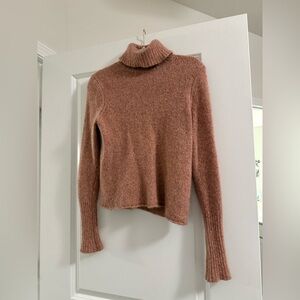 360 Cashmere Women's Turtleneck Sweater - Tan